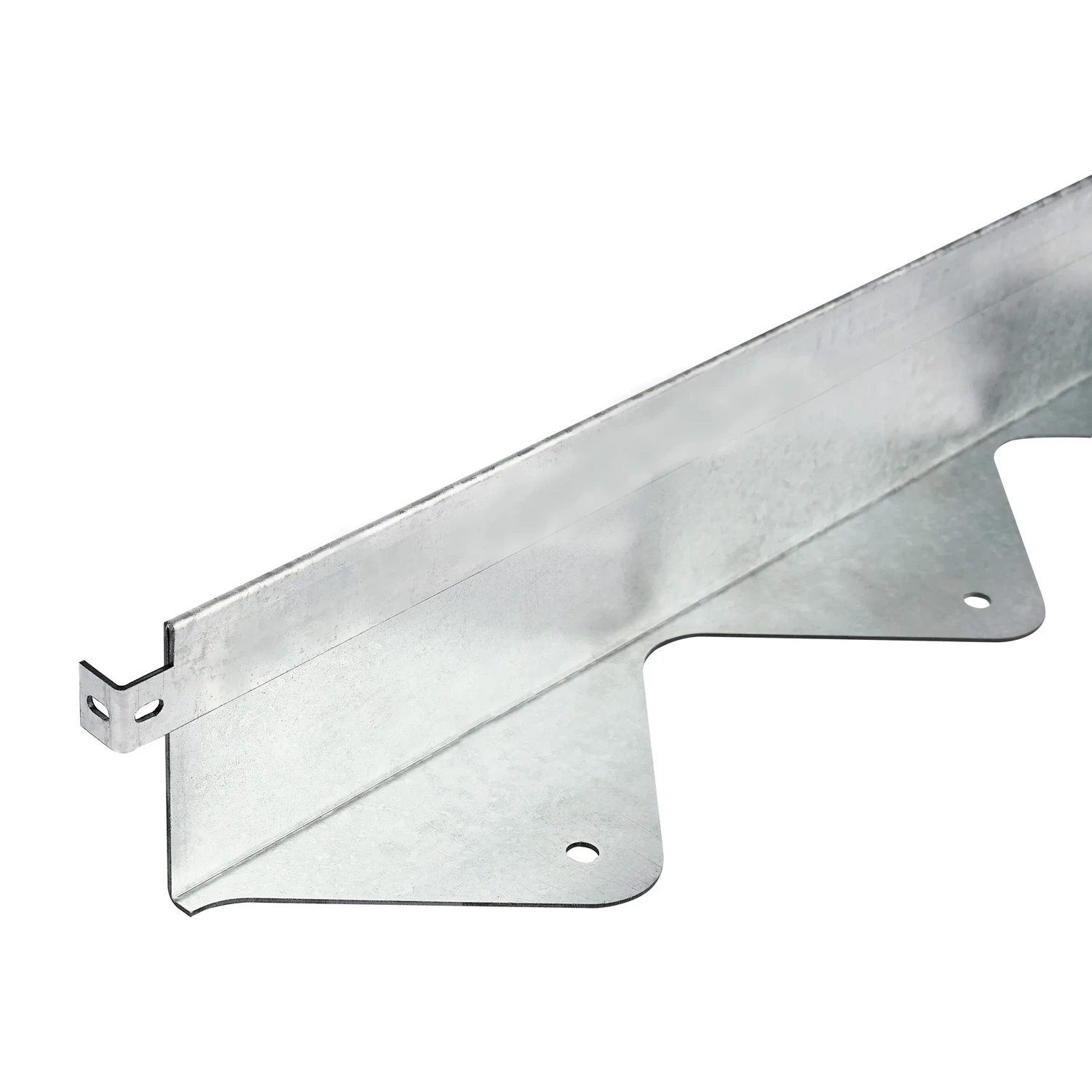 Бордюр стальной оцинкованный L типа длина 1,2 м, высота 80 мм, толщина 3 мм